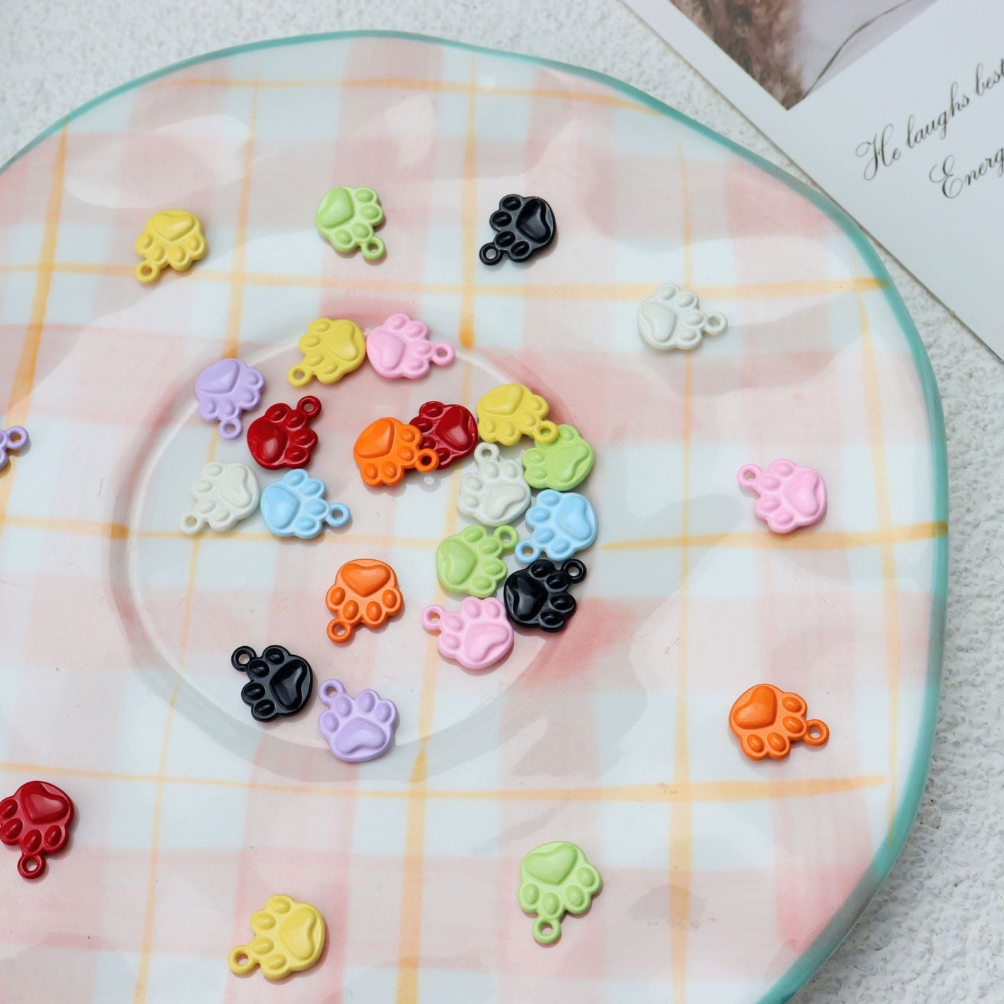 合金肉球缶付き - Mybeaddiy