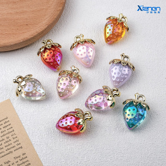 リンゴ、苺ビーズ - Mybeaddiy