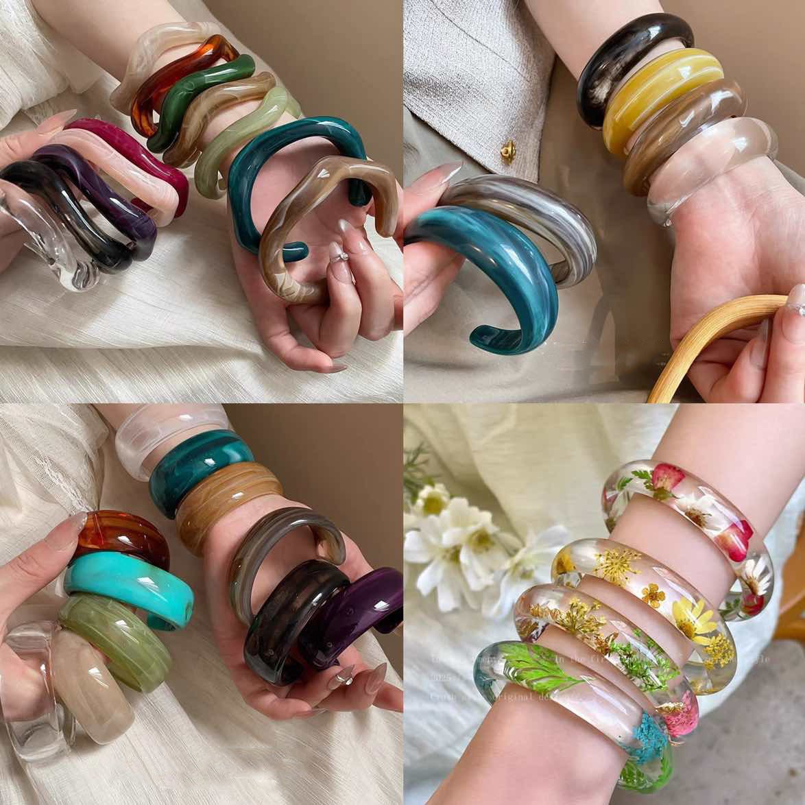 レジンブレスレット - Mybeaddiy